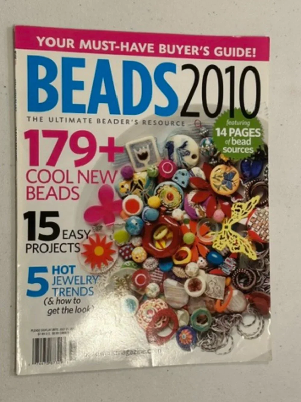 Lot of THREE (3) Beading Magazines: 2006-2010